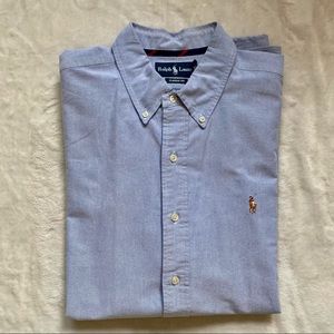 Ralph Lauren Men’s Blue Oxford Shirt - Classic Fit